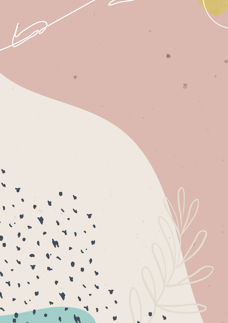 抽象粉彩孟菲斯海报背景