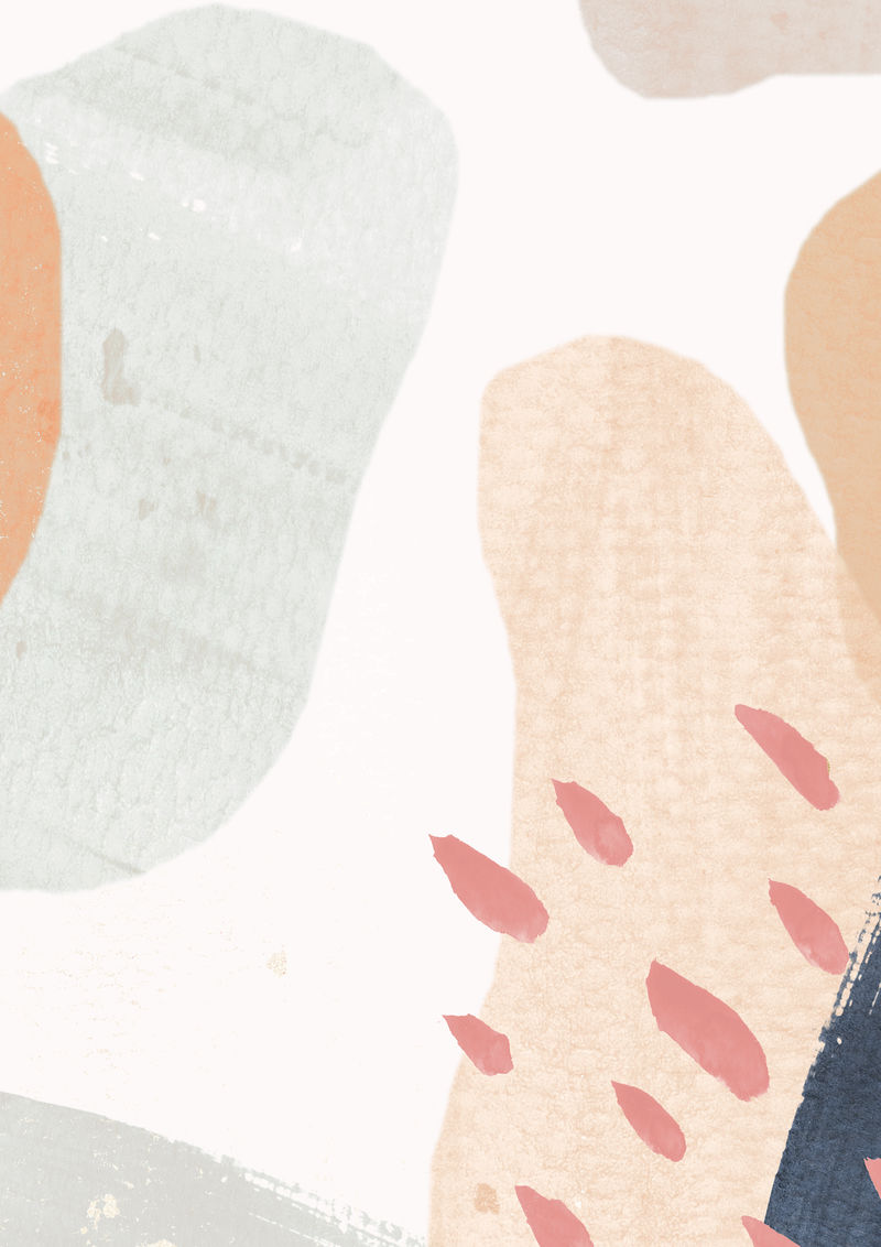 抽象白色调孟菲斯海报模板背景