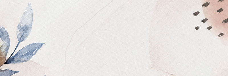 孟菲斯树叶背景水彩