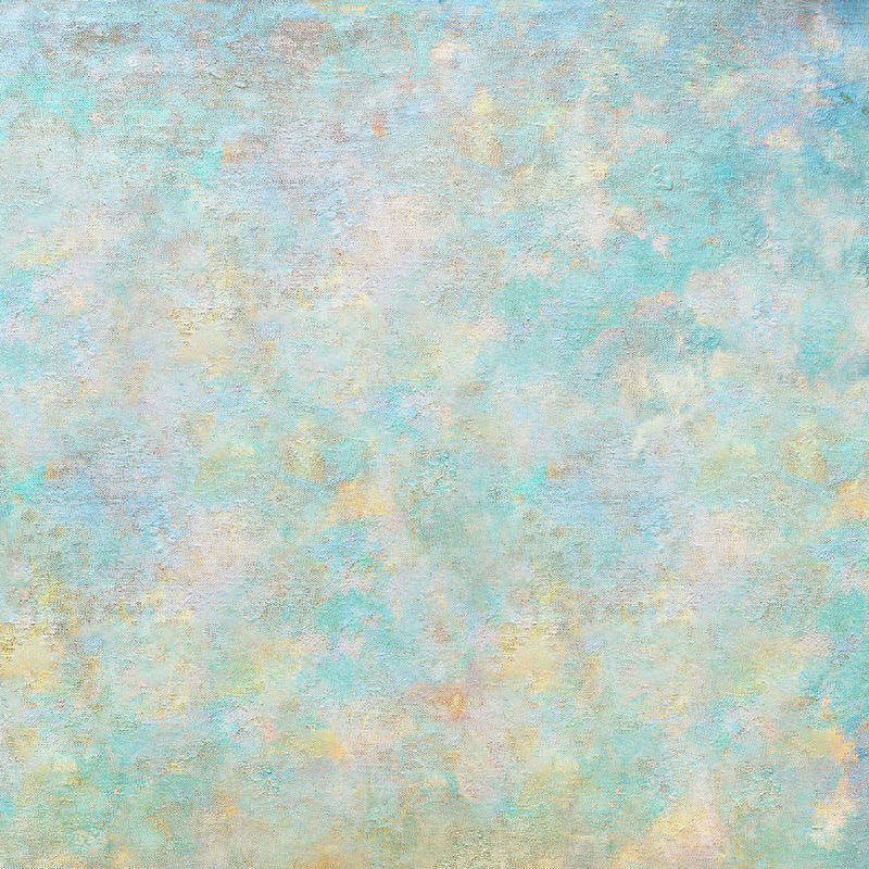 抽象绿黄色油画质感背景