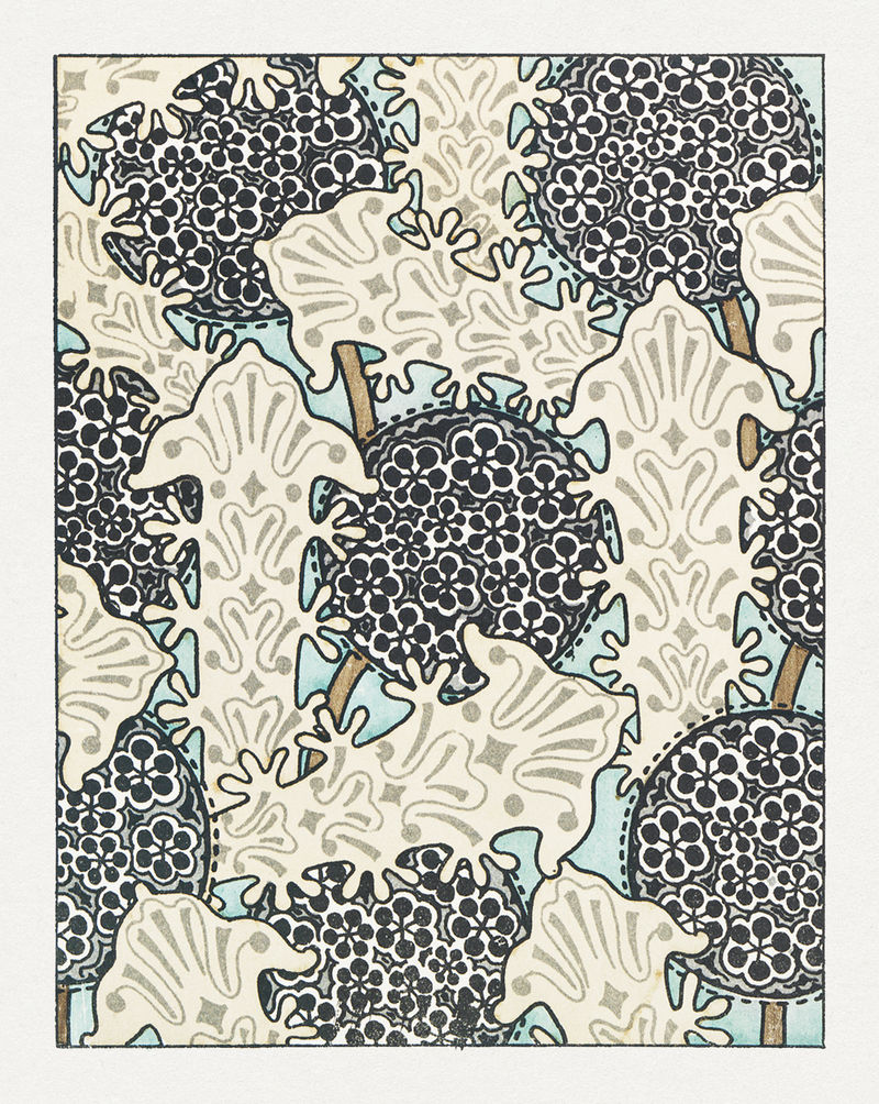 新艺术蒲公英花图案设计资源