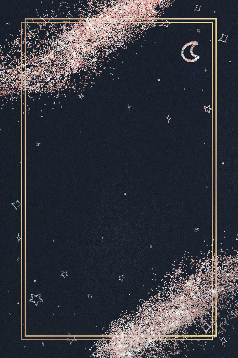 粉色闪光框黑色背景