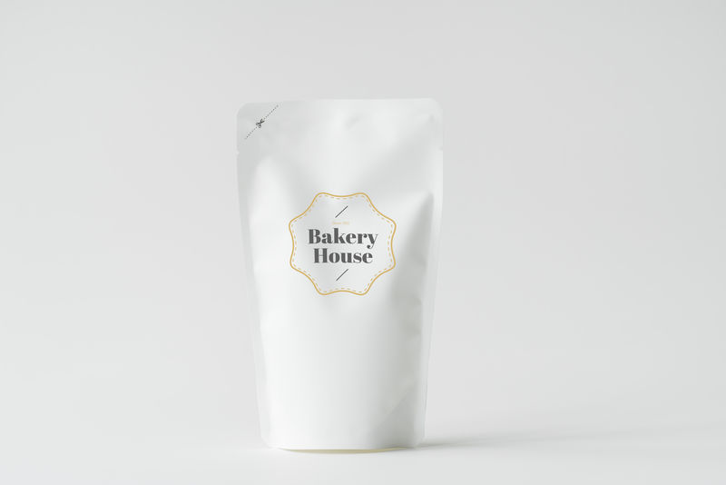 白色纸袋品牌模型