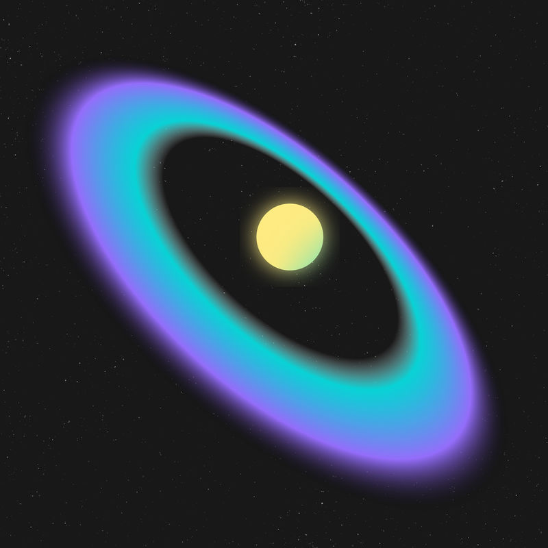 全息土星元素审美行星银河艺术