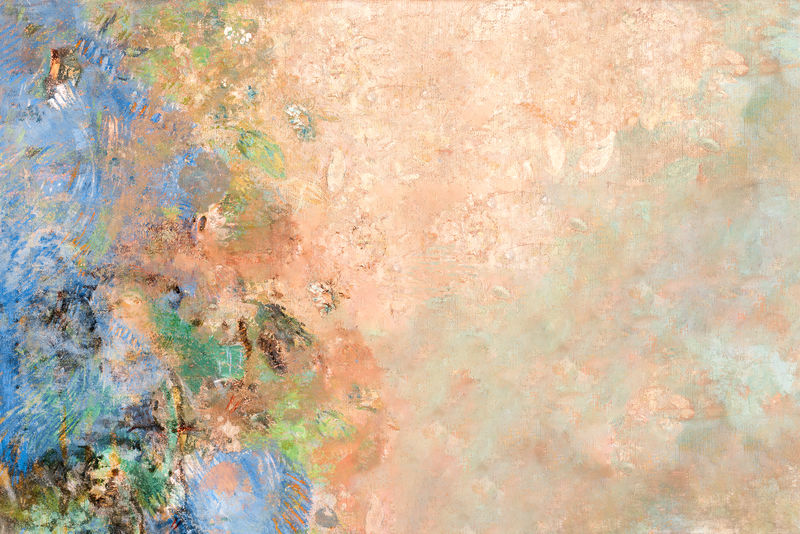 桃花墙纹理背景