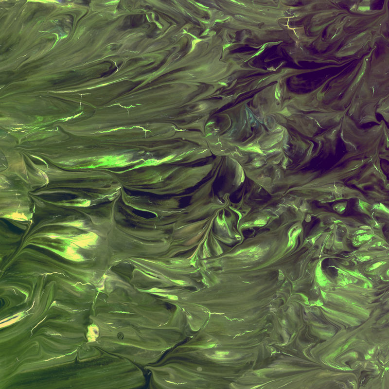 绿色丙烯酸毛笔纹理背景