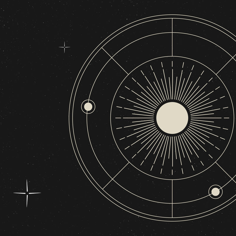 美学银河背景平面设计中的米色天体艺术