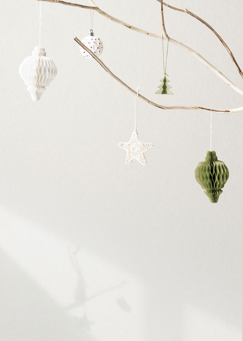 带有设计空间的节日圣诞贺卡