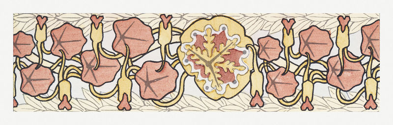 新艺术牛蒡花图案设计资源