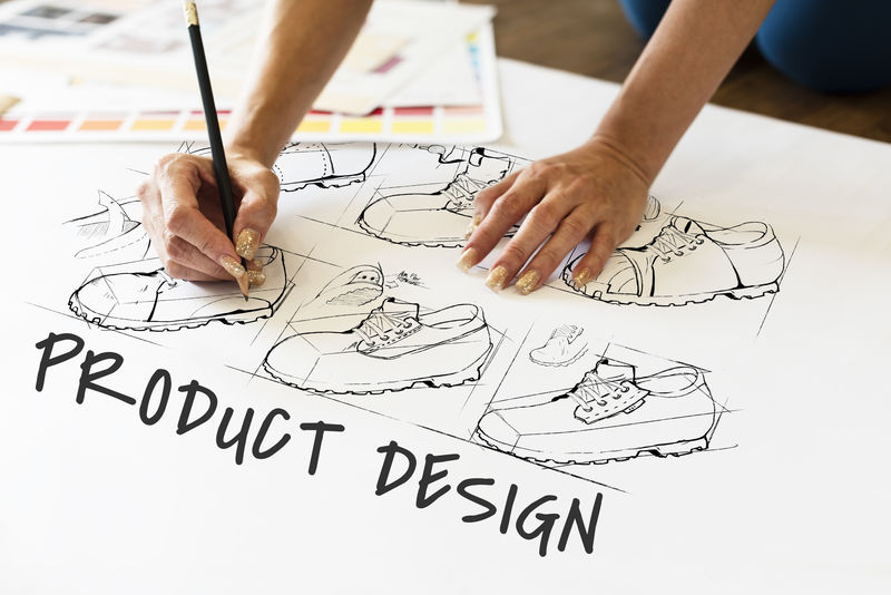 制鞋工序示意图