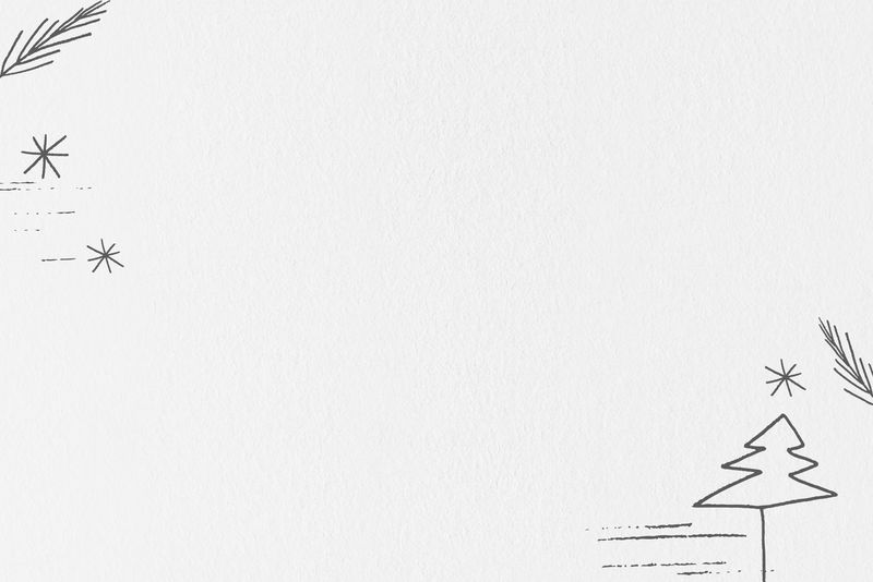 最小圣诞树社交媒体横幅背景设计空间