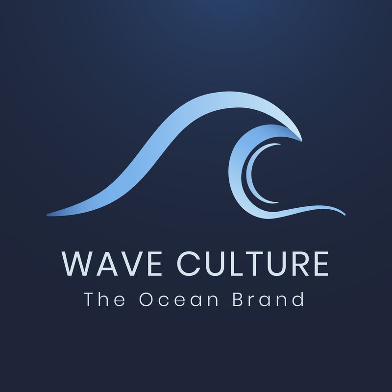 Wave business徽标剪贴画蓝色水动画图形