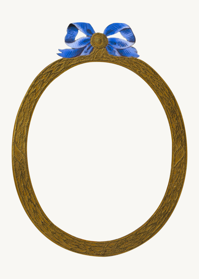 复古肖像相框插图