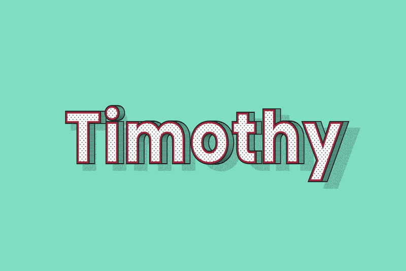 点点蒂莫西男名复古