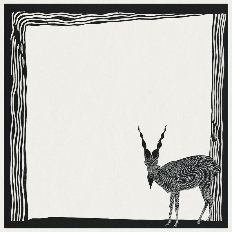 复古摩诃尔山羊画框艺术印刷品由塞缪尔·杰苏伦·德梅斯基塔(Samuel Jessuron de Mesquita)的艺术作品混合而成