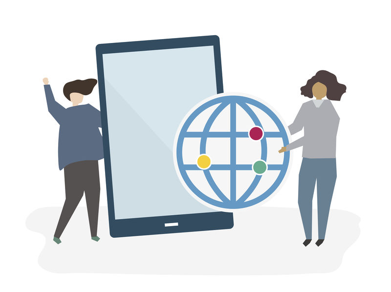 拥有数字平板电脑的人