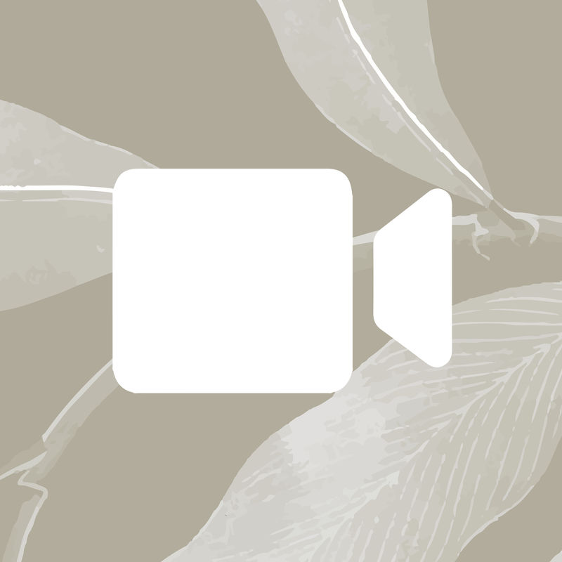 视频通话应用程序图标psd为白色背景