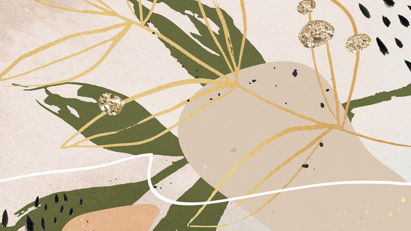 抽象土色调孟菲斯图案背景