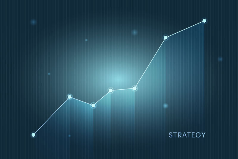 蓝色业务战略增长图