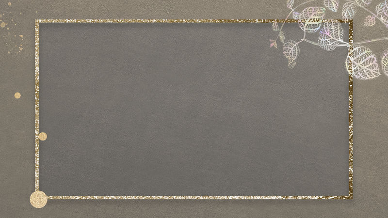 金银花叶框架设计资源