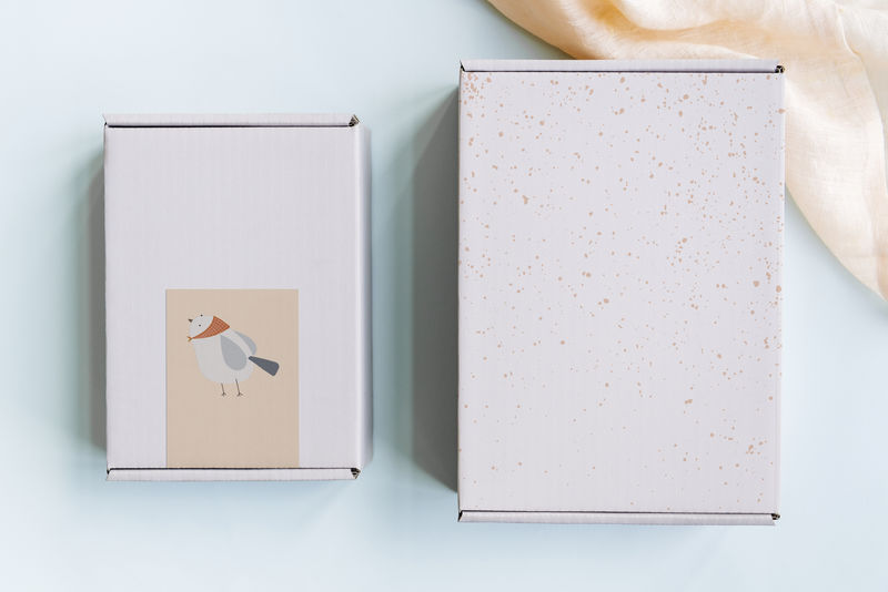 盒子模型上的鸟图案