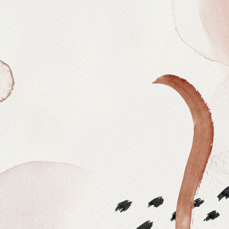 棕色抽象孟菲斯水彩背景