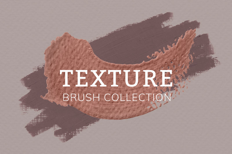 素纸背景上的铜油画笔刷笔划纹理