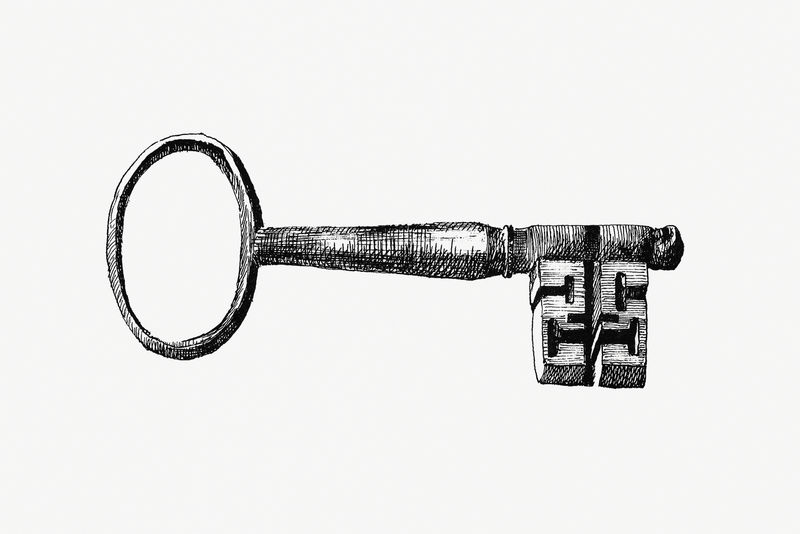 复古欧式钥匙雕刻