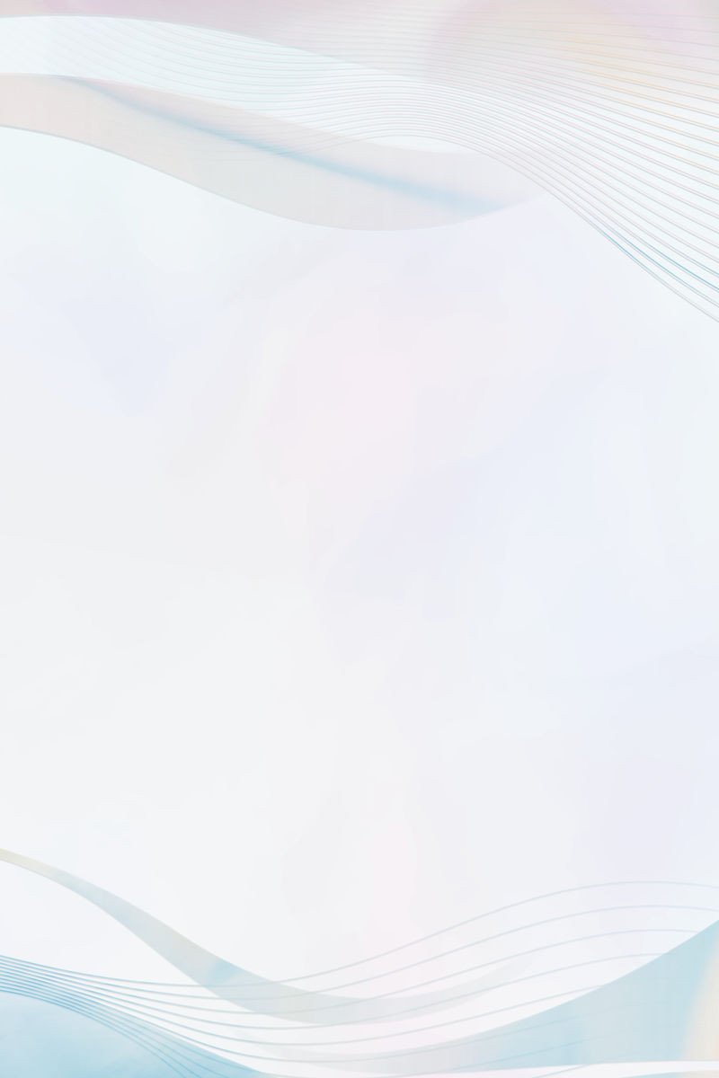 浅蓝色背景上的蓝色曲线帧模板