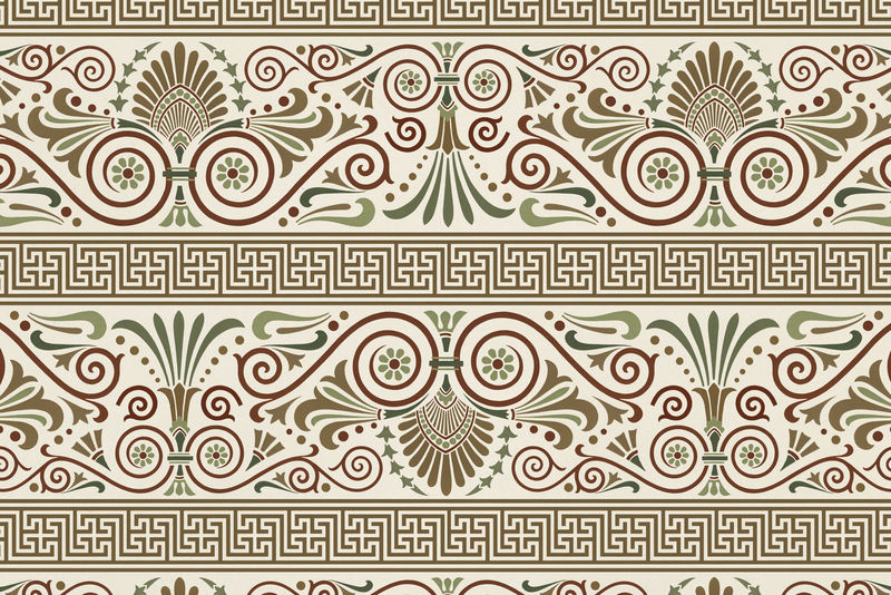 装饰psd古希腊钥匙图案背景