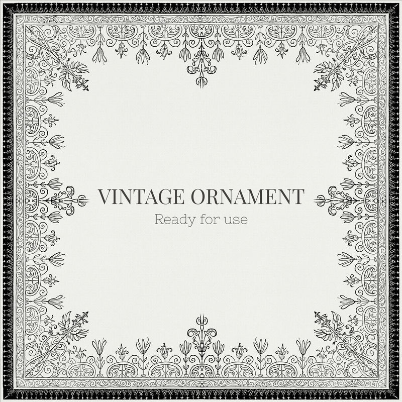 来自公共领域的复古装饰品由rawpixel修改