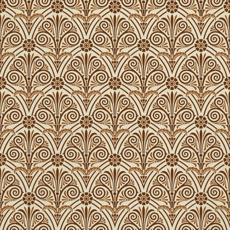 希腊键无缝模式背景psd