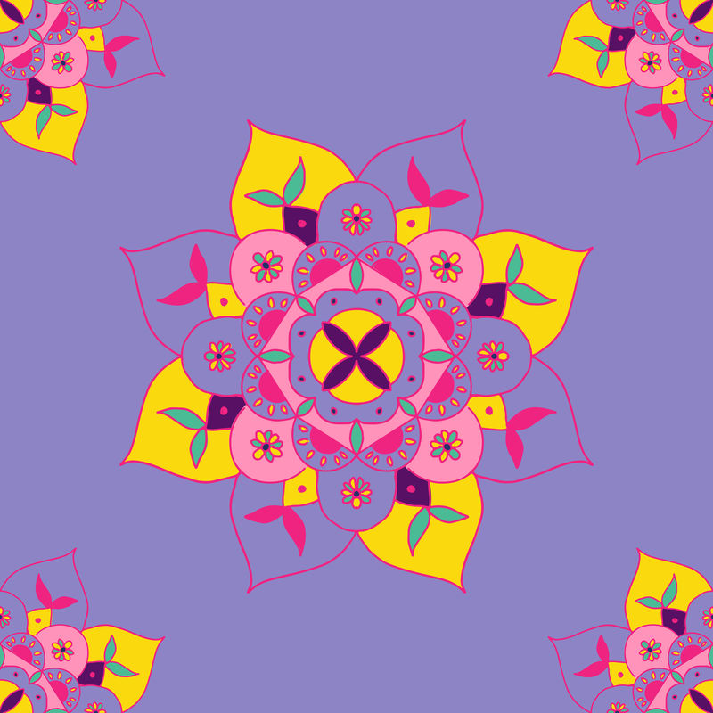 印度曼荼罗模式背景