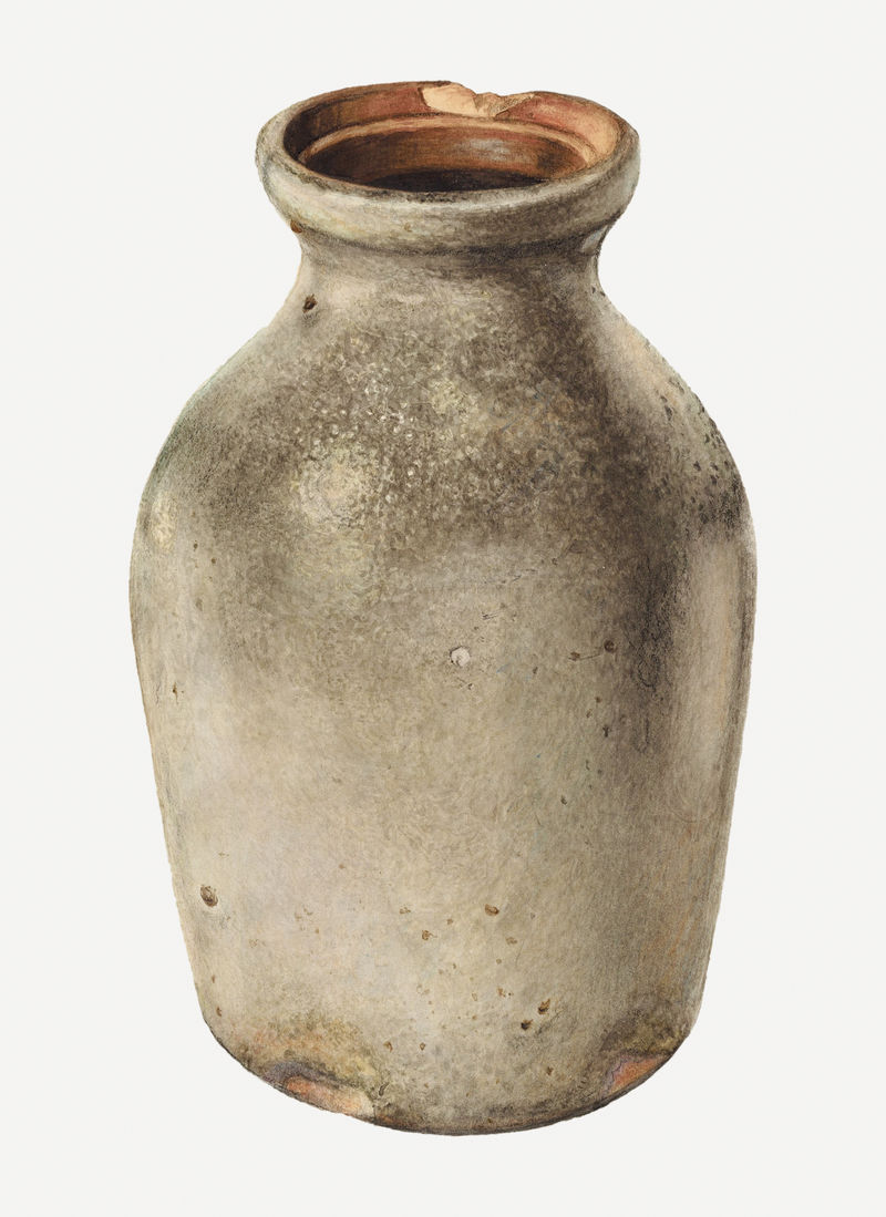 复古果酱罐psd插图从卡尔·比尔格尼斯的作品中混合而成