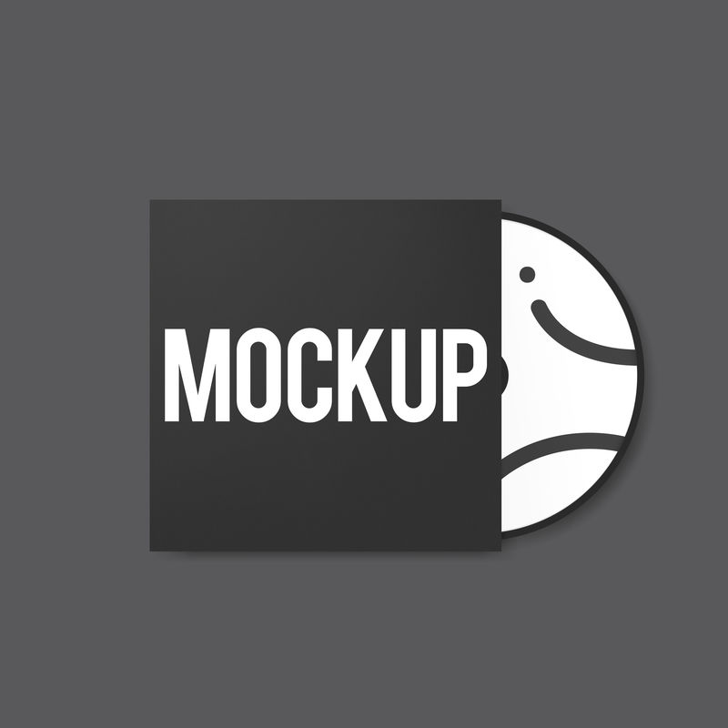 CD封面设计模型向量