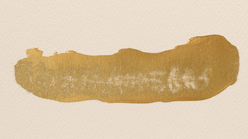 金属黄漆笔画插图