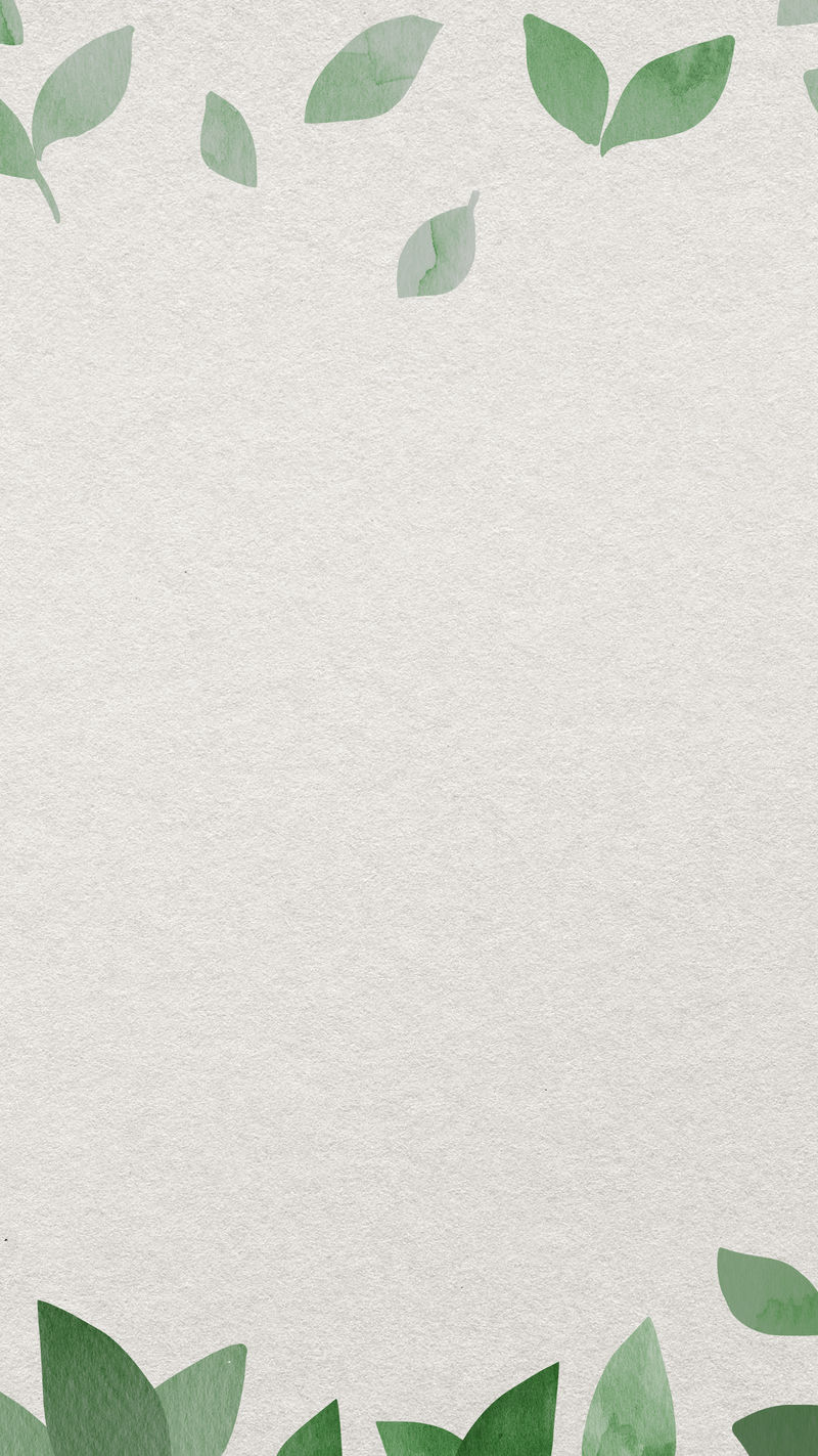 水彩绿中的绿色框架psd