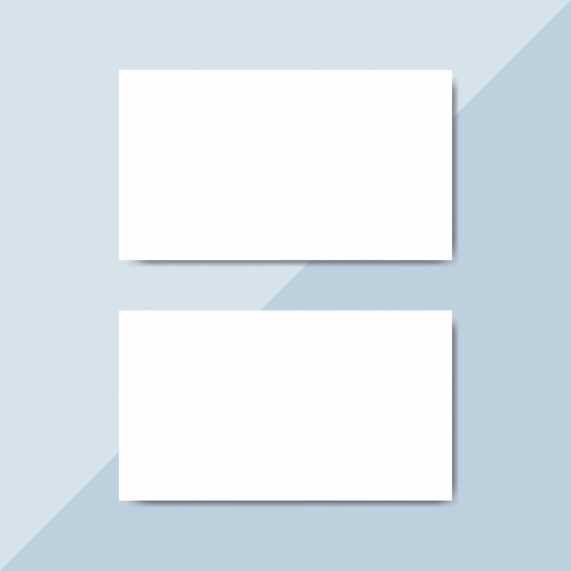 空白名片设计模型向量