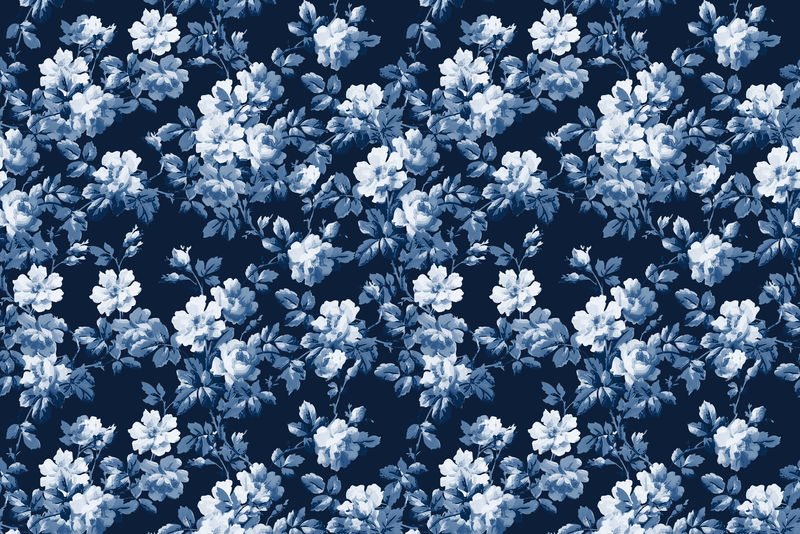 Psd野生玫瑰图案复古背景