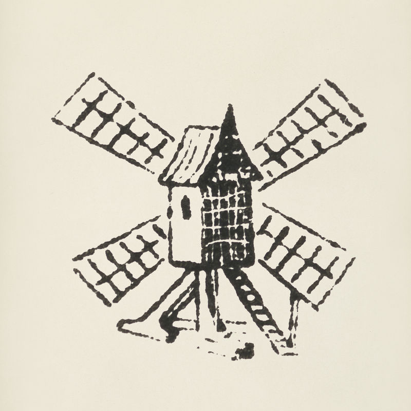 来自L&#x27的风车图标；阿尔伯特·拉西内特（1825-1893）创作的华丽多彩（1888）