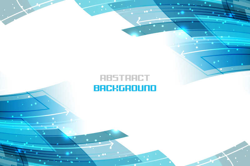 蓝色抽象的几何背景设计