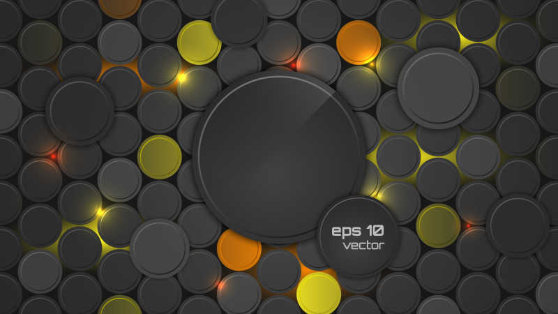 矢量的圆形图案背景