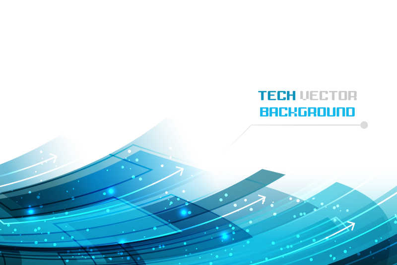 矢量的蓝色几何背景