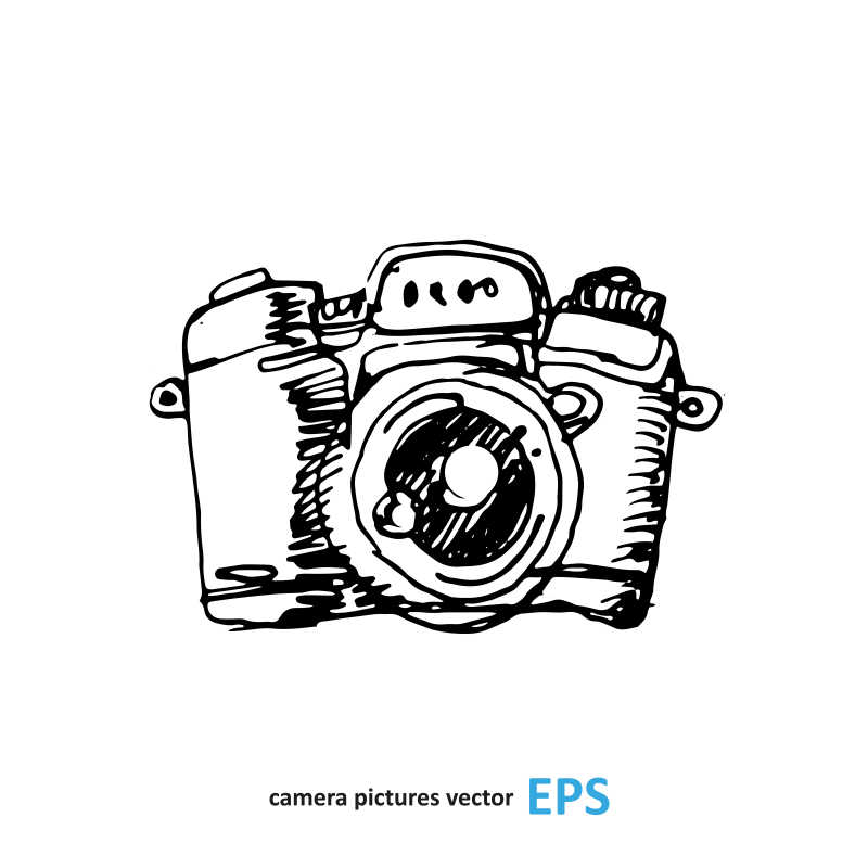 矢量相机插画