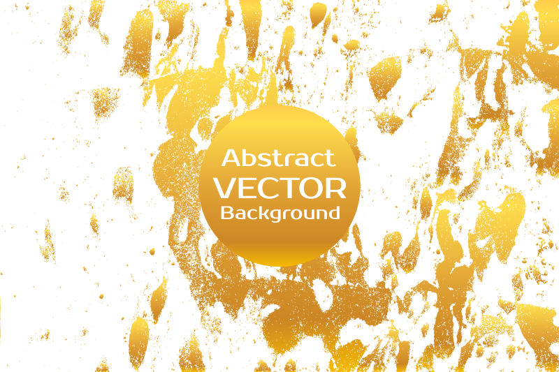 黄金液滴的矢量背景