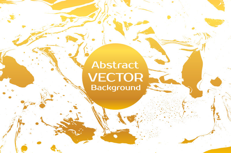 矢量黄金液滴背景