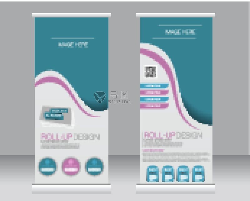 广告海报模板矢量