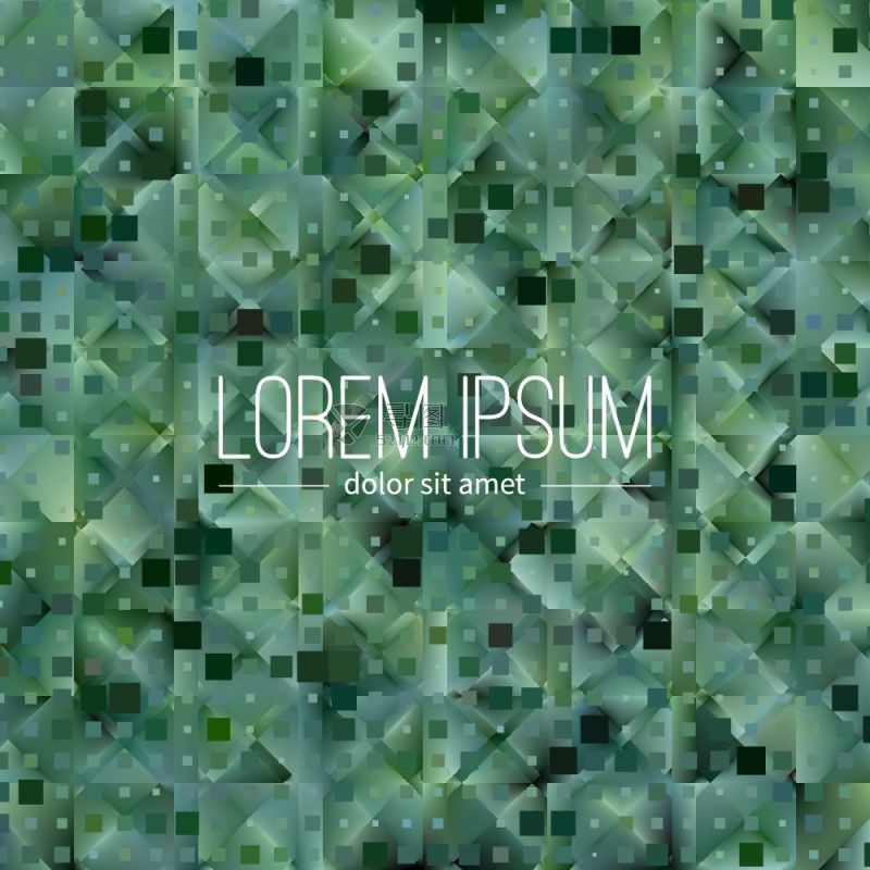 矢量绿色抽象背景