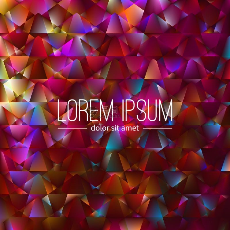 模糊抽象的炫彩矢量背景