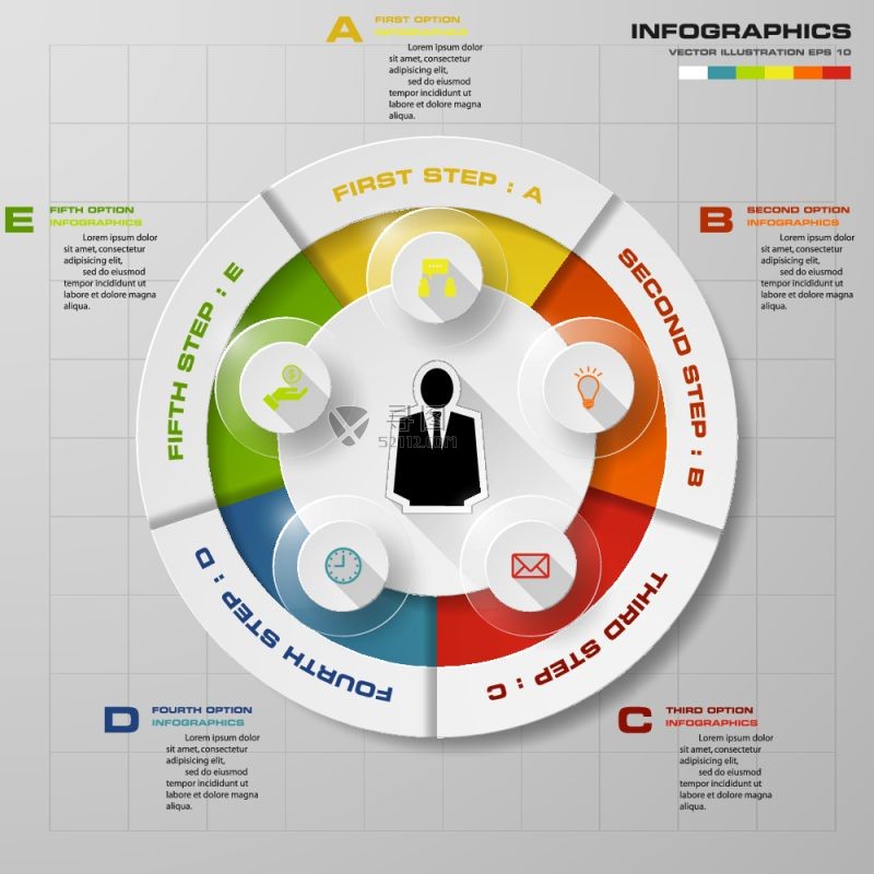 创意企业图标模板
